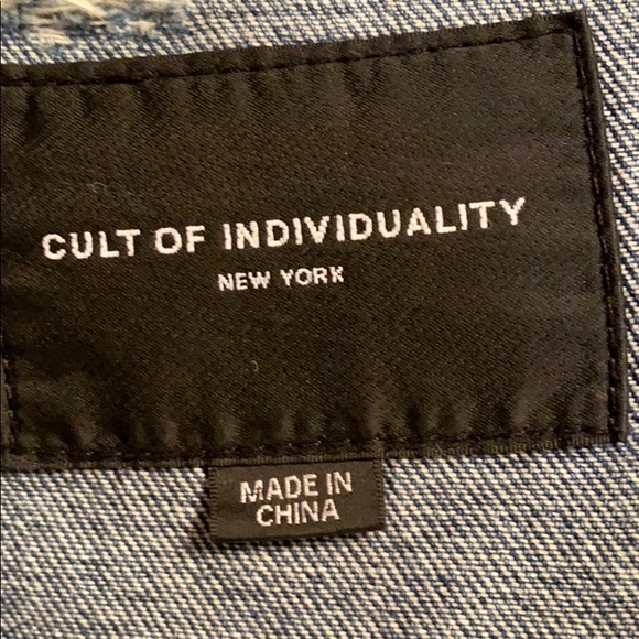 CULT OF INDIVIDUALITY jean jacket - Picture 3 of 3